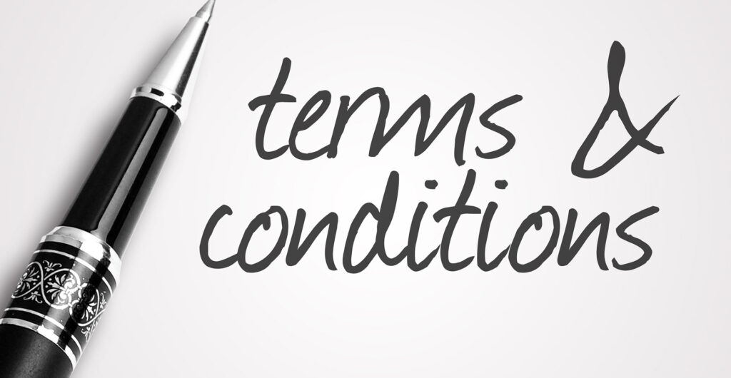 Booking Terms and Conditions